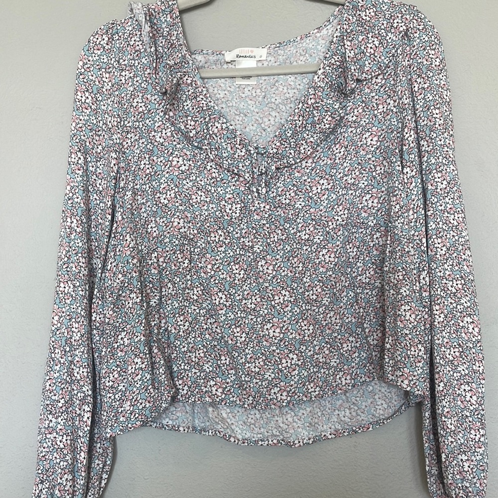 Urban Romantics multicolored floral blouse